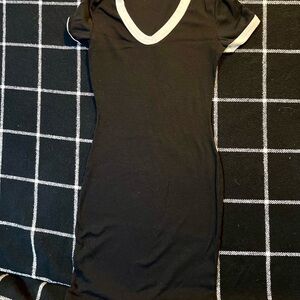 Heart & Hips Black and White Mini Dress